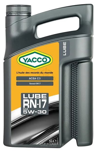 Фотографии Yacco Lube RN17 5W30 5л