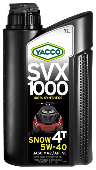 Фотографии Yacco SVX 1000 Snow 4T 5W40 1л