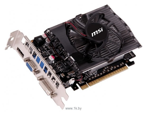 Фотографии MSI GeForce GT 730 700Mhz PCI-E 2.0 2048Mb 1800Mhz 128 bit DVI HDMI HDCP