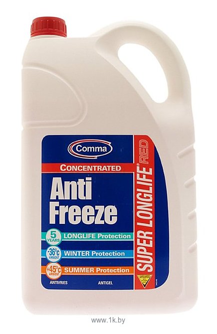 Фотографии Comma Super Longlife Red - Concentrated Antifreeze 5л
