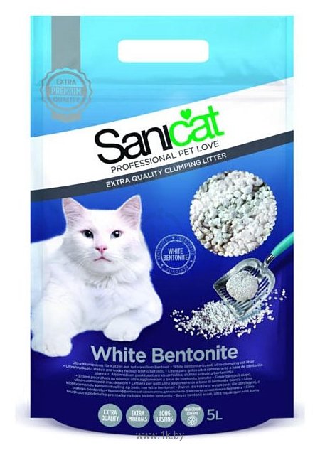 Фотографии Sanicat White Bentonite 5л