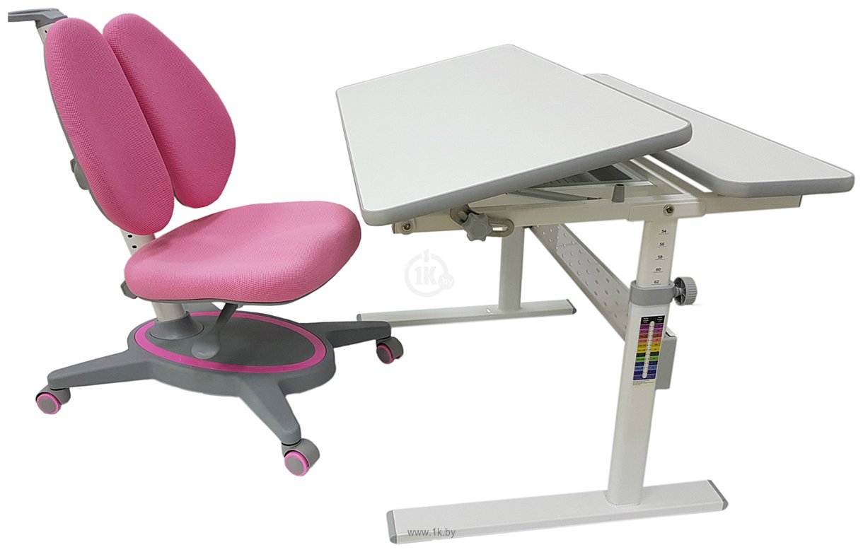 Фотографии Растущая мебель Picasso E 201 + стул Smart DUO MC 204 (розовый)