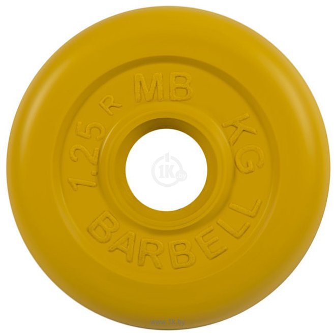 Фотографии MB Barbell Стандарт 26 мм (1x1.25 кг, желтый)