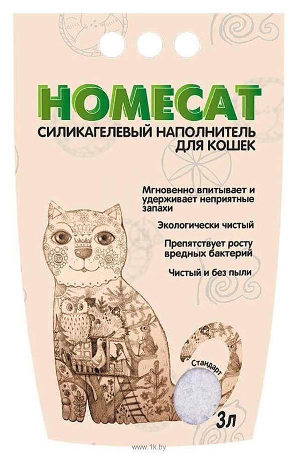 Фотографии Homecat Силикагелевый Стандарт 3л