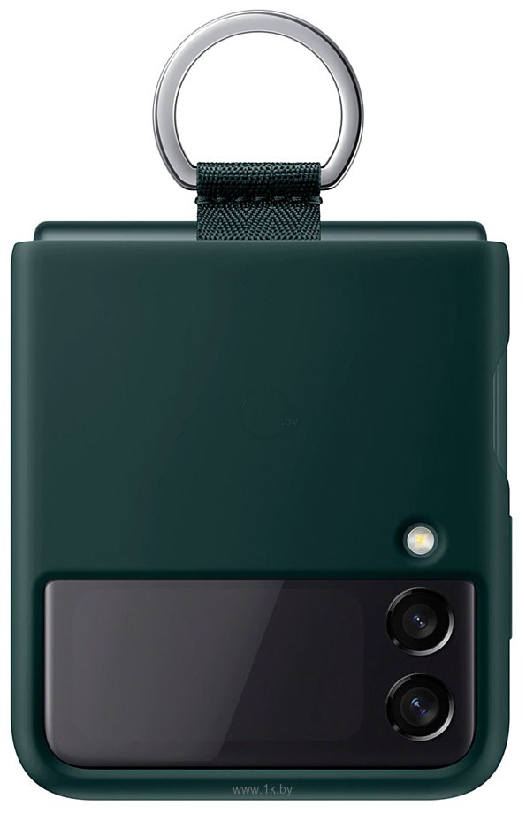 Фотографии Samsung Silicone Cover with Ring для Samsung Galaxy Z Flip3 (зеленый)
