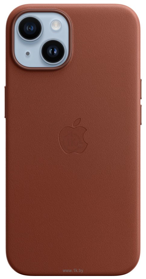 Фотографии Apple MagSafe Leather Case для iPhone 14 (темно-коричневый)