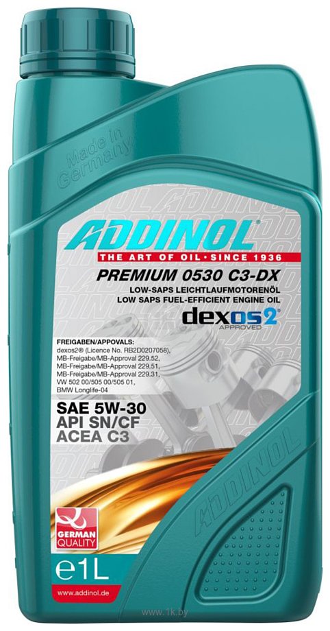 Фотографии Addinol Premium 0530 C3-DX 5W-30 1л