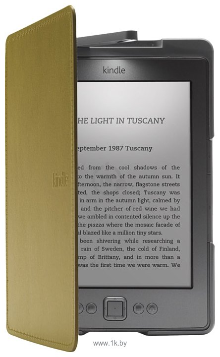 Фотографии Amazon Kindle Lighted Leather Cover Olive Green