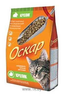 Фотографии Оскар Сухой корм для кошек Кролик (0.4 кг) 10 шт.