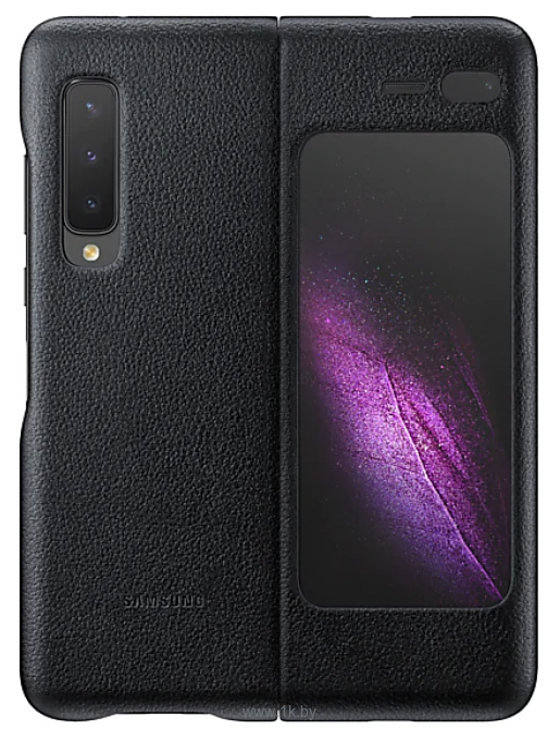 Фотографии Samsung Leather Cover для Samsung Galaxy Fold (черный)