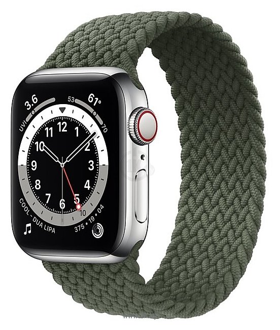 Фотографии Apple Watch Series 6 GPS + Cellular 40mm Stainless Steel Case with Braided Solo Loop
