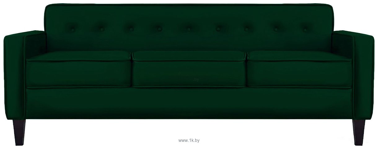 Фотографии Brioli Берн трехместный (экокожа, L15 зеленый)