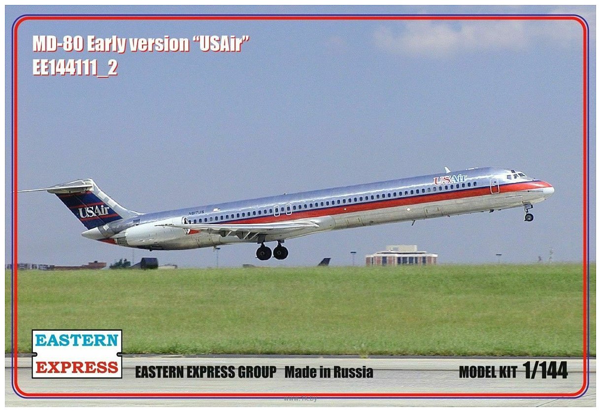 Фотографии Eastern Express Авиалайнер MD-80 ранний USAir EE144111-2