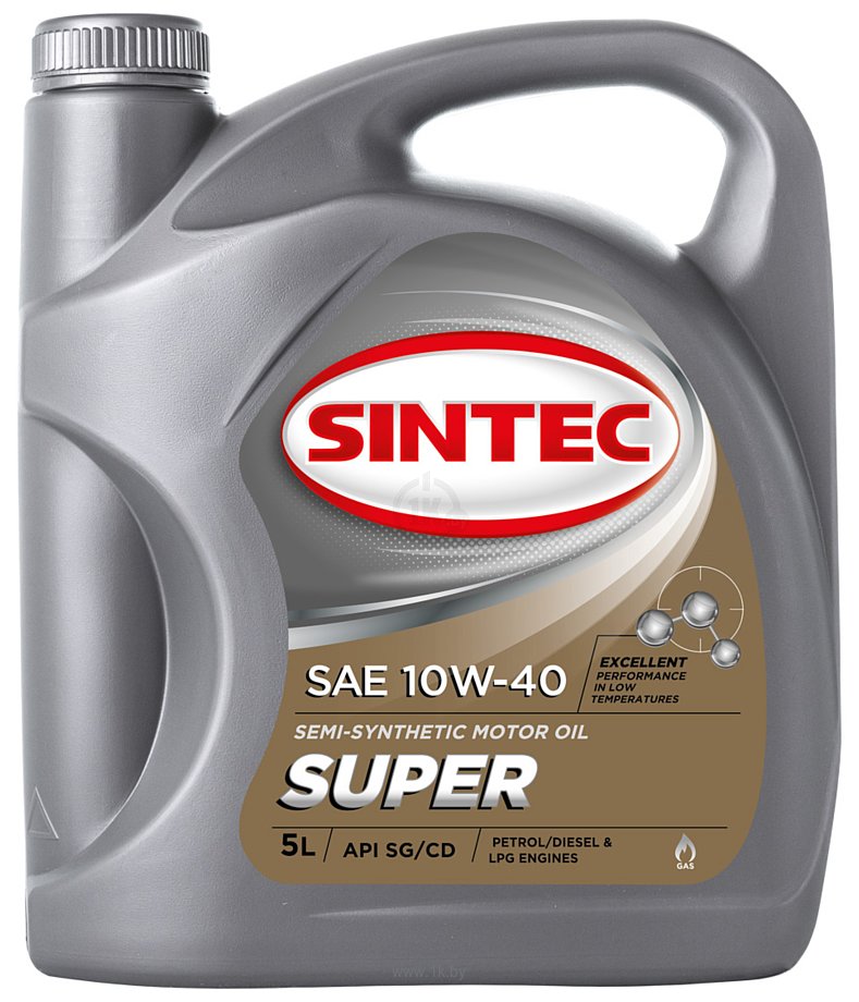 Фотографии Sintec Super SAE 10W-40 API SG/CD 5л