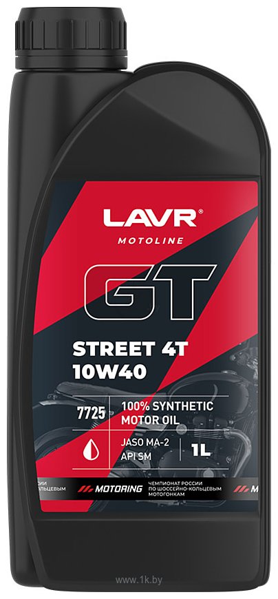 Фотографии Lavr GT Street 4T 10W-40 SM 1л