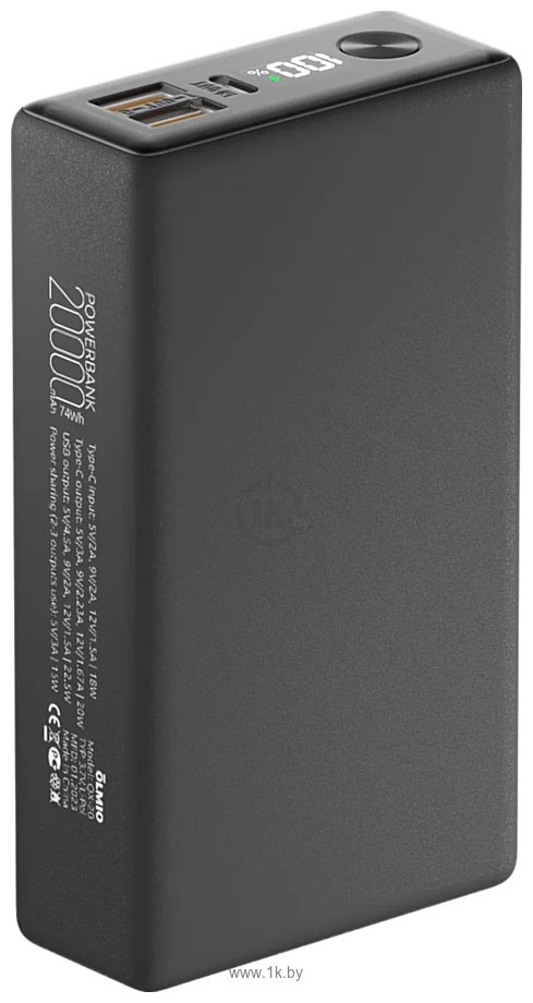 Фотографии OLMIO QX-20 20000mAh