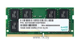 Фотографии Apacer DDR4 2133 SO-DIMM 16Gb