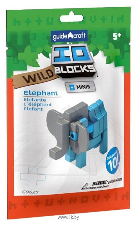 Фотографии Guide Craft IO Blocks Minis G9625 Слон
