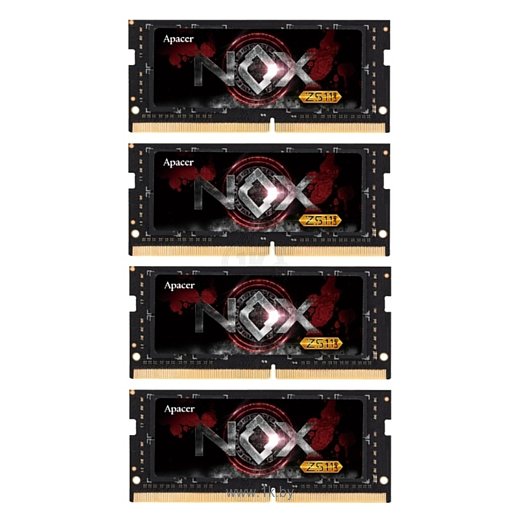 Фотографии Apacer NOX DDR4 3200 SO-DIMM 32Gb Kit (8GBx4)