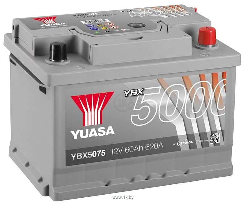 Фотографии Yuasa YBX5075 (60Ah)