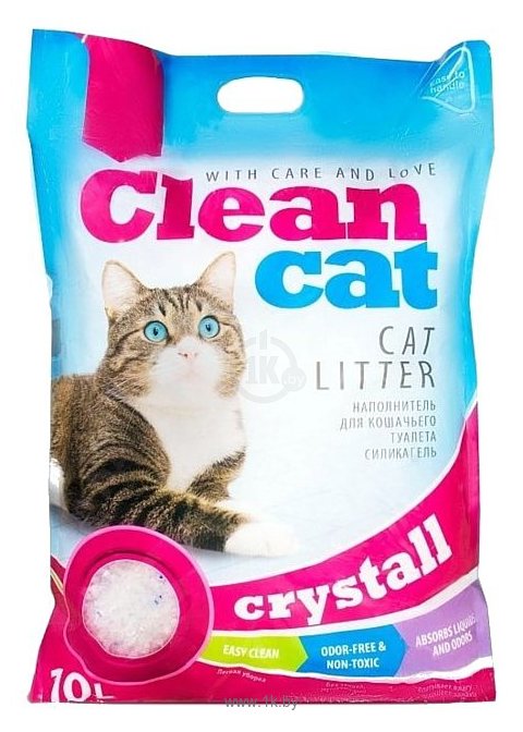 Фотографии Clean Cat Crystall 10л