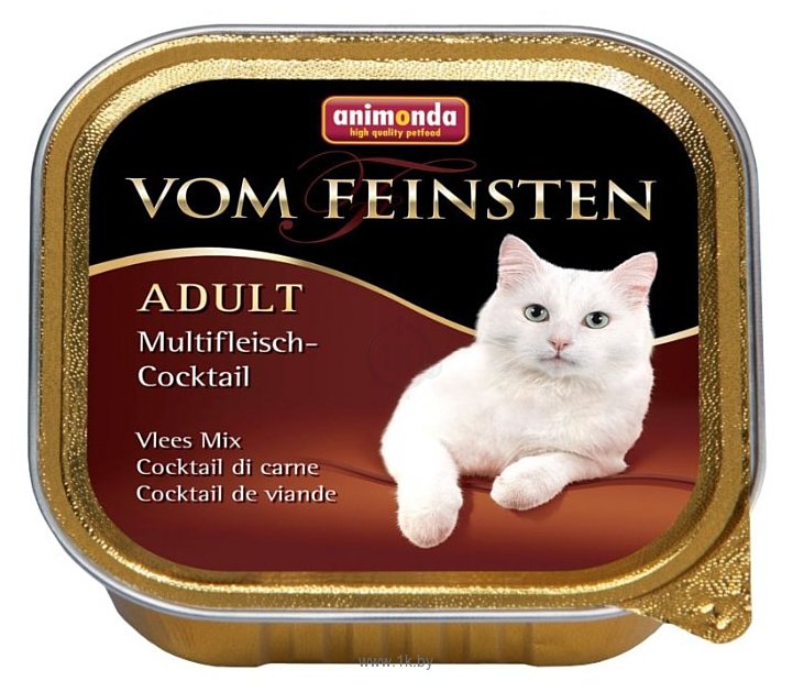 Фотографии Animonda Vom Feinsten Adult для кошек с мультимясным коктейлем (0.1 кг) 1 шт.