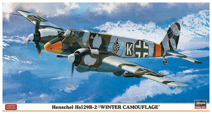 Фотографии Hasegawa Штурмовик Henschel HS129B-2 Winter Camouflage
