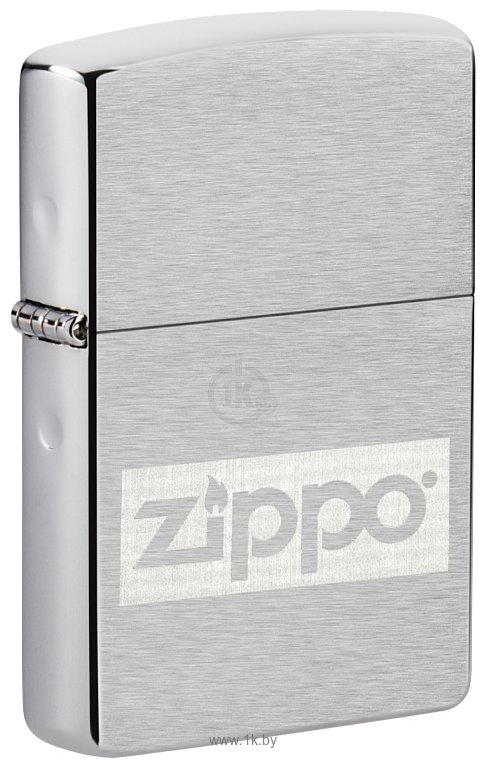 Фотографии Zippo Brushed Chrome 49358 (с фляжкой 89 мл)