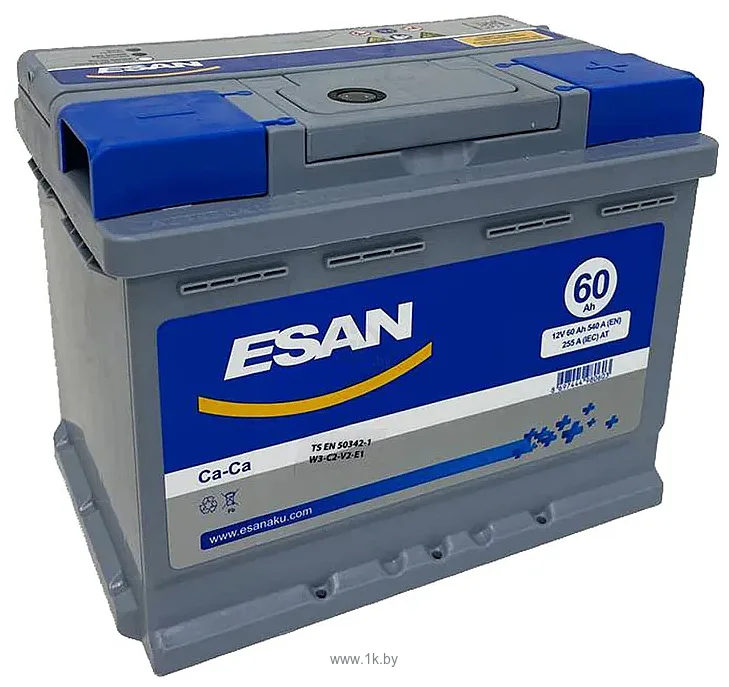 Фотографии ESAN 60 R+ низк. (60Ah)