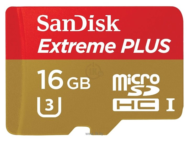 Фотографии Sandisk Extreme PLUS microSDHC Class 10 UHS Class 3 95MB/s 16GB