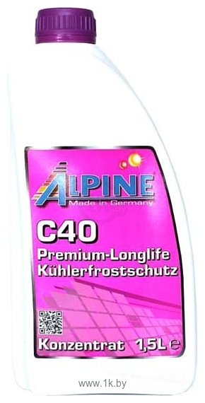 Фотографии Alpine Antifreeze C40 1.5л