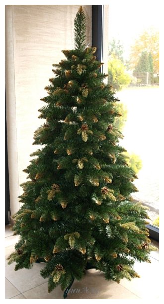 Фотографии Christmas Tree Снежная королева (золотое напыление) 1.8 м