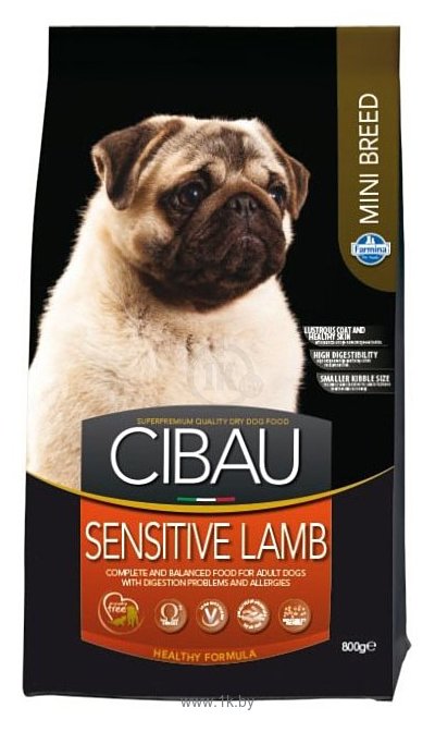 Фотографии Farmina Cibau Sensitive Lamb Mini (0.8 кг)