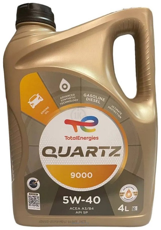 Фотографии Total Quartz 9000 5W-40 SP 4л