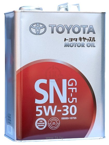 Фотографии Toyota SN GF-5 5W-30 (08880-10705) 4л