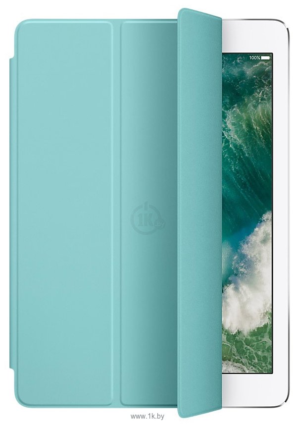 Фотографии Apple Smart Cover for iPad Pro 9.7 (Sea Blue) (MN472ZM/A)