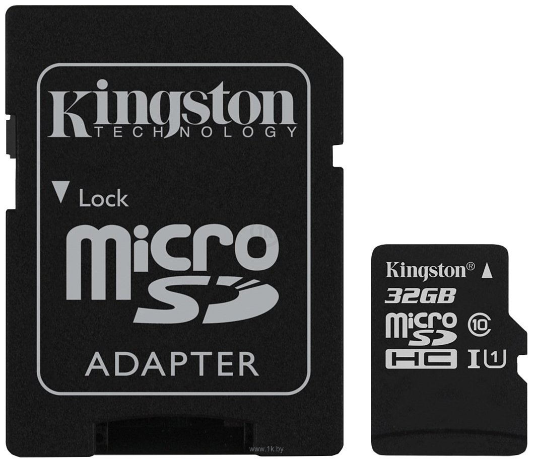 Фотографии Kingston Canvas Select microSDHC Class 10 UHS-I U1 32GB + SD adapter (SDCS/32GB)