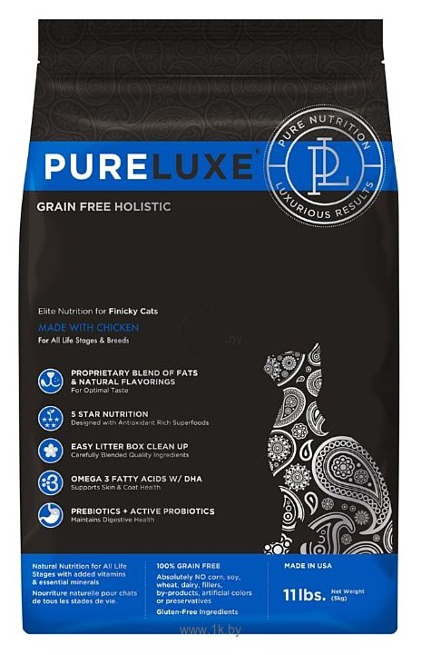 Фотографии PureLuxe (5 кг) Elite Nutrition for finicky cats with chicken