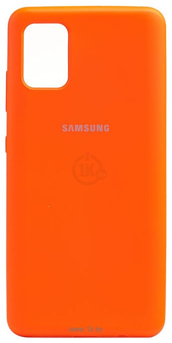 Фотографии EXPERTS Original Tpu для Samsung Galaxy A41 с LOGO (оранжевый)