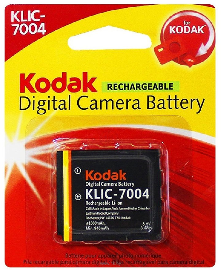 Фотографии Kodak KLIC-7004