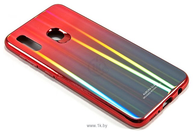 Фотографии Case Aurora для Galaxy A20/A30 (красный/синий)