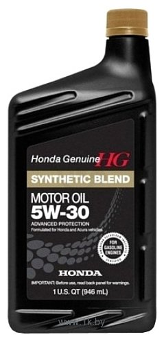 Фотографии Honda Synthetic Blend 5W-30 SN (08798-9034) 0.946л