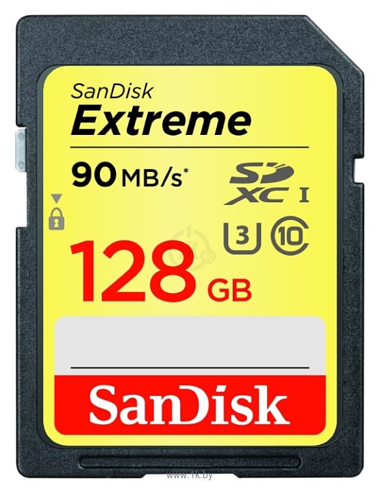 Фотографии Sandisk Extreme SDXC UHS Class 3 90MB/s 128GB