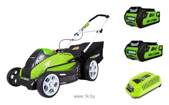 Фотографии Greenworks 2500107vc G-MAX 40V G40LM45K2X