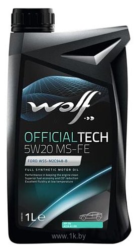 Фотографии Wolf OfficialTech 5W-20 MS-FE 1л