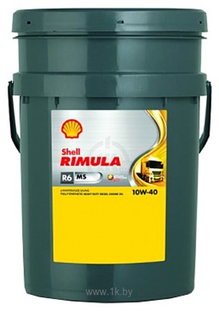 Фотографии Shell Rimula R6 MS 10W-40 20л