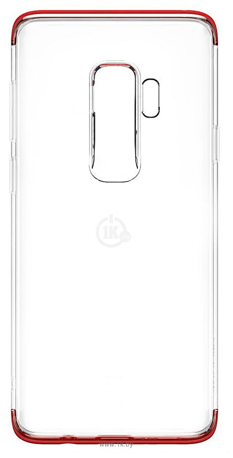 Фотографии Baseus Armor Case для Samsung Galaxy S9 (красный/прозрачный)