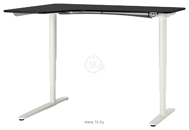 Фотографии Ikea Бекант (черно-коричневый/белый) 792.822.90