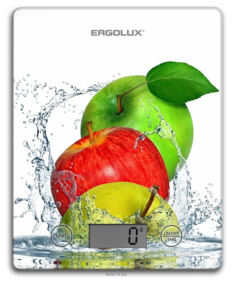 Фотографии ERGOLUX ELX-SK02-С01 белые, яблоки