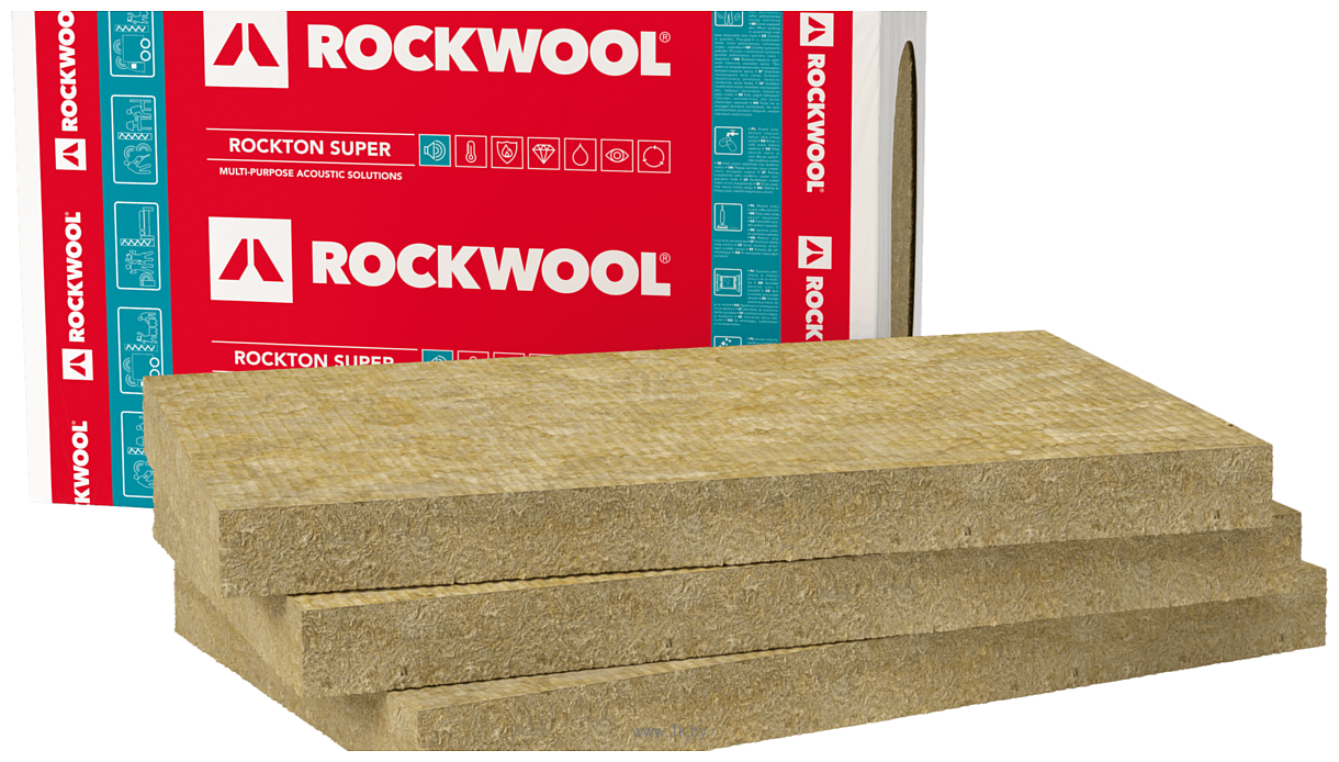 Фотографии Rockwool Rockton Super 1000x610x50 мм 7.32 кв.м.